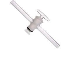 DURAN® Single way stopcocks, complete with DURAN® key with groove, bore 10 mm, NS 29.2