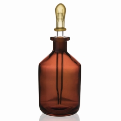 Tropfflaschen, Natron-Kalk-Glas, braun