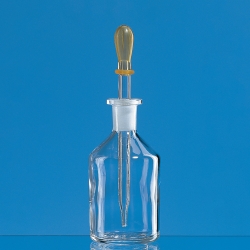 Tropfflaschen, Natron-Kalk-Glas, klar