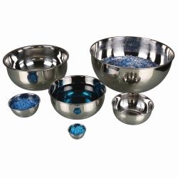 Laboratory bowls, stainless steel