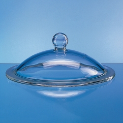 Knob lids for desiccators, Boro 3.3