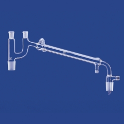 Distilling links acc. to Claisen with vacuum receiver adapter and GL thread, DURAN<sup>®</sup> tubing