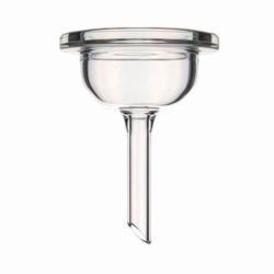 Replacement glass base for vacuum filtration units