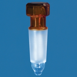 Conical ground joint stoppers, borosilicate glass 3.3