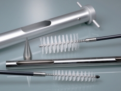 Zone sampler, accessory cleaning brush, PVC/stainless steel