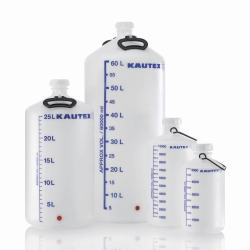 Aspirator bottles, series 350, PE-HD