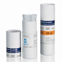 Disposable micropipettes ring marked, intraMARK