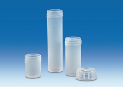 Sample vials, PFA, outer base flat
