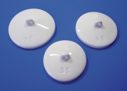 Deckel für LLG-Tiegel, Porzellan
