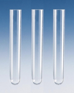 Centrifuge tubes, round bottom, PS
