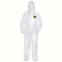 Disposable, chemical protection coverall, uvex 5/6 classic light
