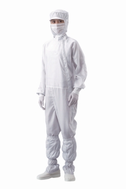 Overall für Reinraum ASPURE, seitlicher Reißverschluss, Polyester