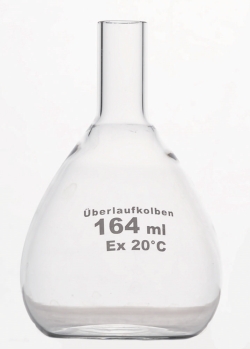Überlauf-Messkolben, Borosilikatglas 3.3