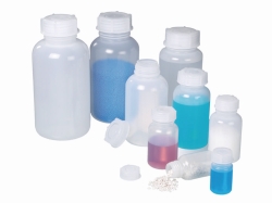 Weithalsflaschen, PE-LD, transparent