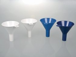 Disposable powder funnels, Bio PE, white