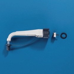 Discharge tube with integrated valve, FEP, for seripettor<sup>®</sup> pro