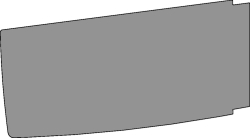 Glasabdeckung, schwarz