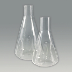 Schikanekolben, Borosilikatglas 3.3, Hals gerade