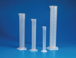 Messzylinder, PP, hohe Form, Klasse B