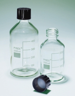 Laborflaschen, PYREX<sup>®</sup>, mit Schraubverschluss
