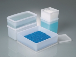 All-purpose boxes, square shaped, PE