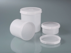 Containers with screw lid, PP