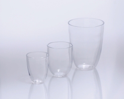 Tiegel, Quarzglas, hoch