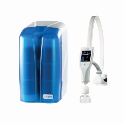 Reinstwassersystem OmniaPure xs<i><sup>touch</sup></i>, Untertischvariante mit OptiFill<i><sup>touch</sup></i> Wanddispenser