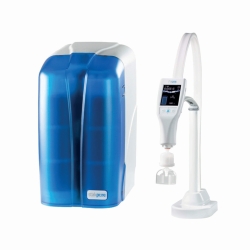 Reinstwassersystem OmniaPure xs<i><sup>touch</sup></i>, Untertischvariante mit OptiFill<i><sup>touch</sup></i> Tischdispenser
