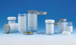 Sample container, Sterilin ™, PS, with screw cap