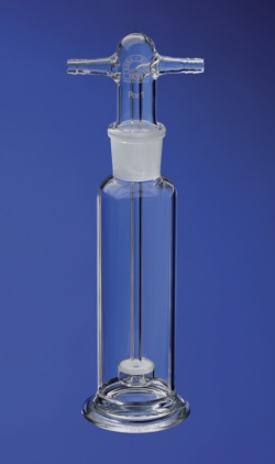 Gas washing bottles, Borosilcate glass 3.3