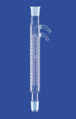 Dimroth-Kühler, mit Glasolive, DURAN<sup>®</sup>-Rohr
