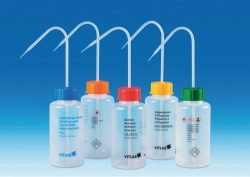 Sicherheitsspritzflaschen VITsafe™ mit Aufdruck, Weithals, PP/PE-LD
