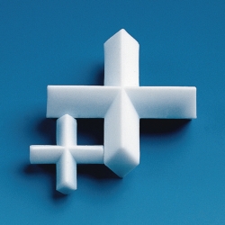 Magnetrührstäbchen, PTFE, kreuzförmig