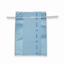 Probenbeutel, TWIRLBlue, mit Beschriftungsfeld