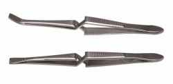 Deckglaspinzetten, selbstklemmend, Edelstahl