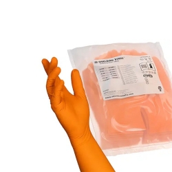 Reinraum-Handschuhe SHIELDskin XTREME™, Sterile Orange Nitril™ 300 DI