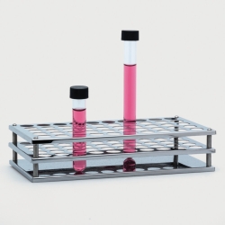 Reagenzglasständer, Edelstahl