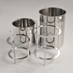 Dispersing vessels POLYTRON<sup>®</sup> GS, stainless steel, with lid and flow disturber