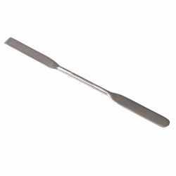 Double spatula, stainless steel