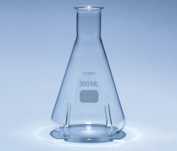 Schikanekolben, Borosilikatglas