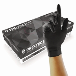 Nitrile Gloves PRO.TECT BLACK
