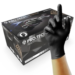Nitrile Gloves PRO.TECT BLACK Diamond HD