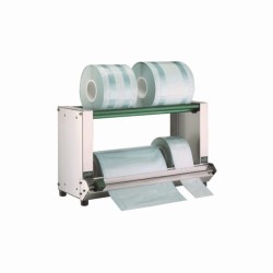 Roll holder, 2 levels with cutting system