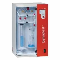 Steam Distillation S 3 with automatic addition of NaOH and H<sub>2</sub>O with automatic extraction of sample residues and 10 p