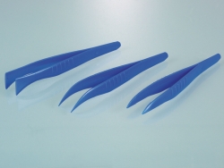 Einwegpinzetten, PS, blau