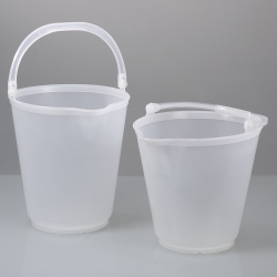 Bucket, PP, transparent