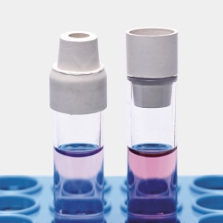 Stoppers, silicone, turn-over flange