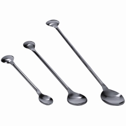 Laborl&ouml;ffel, doppelseitig, Edelstahl